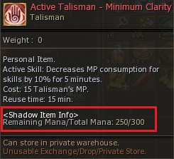 l2 talisman